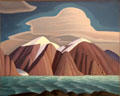 South Shore Bylot Island painting by Lawren Harris at Art Gallery of Ontario. Toronto, ON.