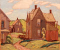 House in Severn Bridge painting by A.J. Casson at Art Gallery of Ontario. Toronto, ON.