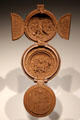 Multipart carved boxwood prayer bead with scenes of story of David & Goliath at Art Gallery of Ontario. Toronto, ON.