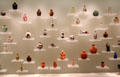 Collection of antique Japanese snuff bottles at Art Gallery of Ontario. Toronto, ON.