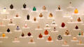 Collection of antique Japanese snuff bottles at Art Gallery of Ontario. Toronto, ON.