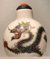 Japanese snuff bottle with dragon at Art Gallery of Ontario. Toronto, ON.