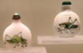 Japanese snuff bottles with grasshoppers at Art Gallery of Ontario. Toronto, ON.