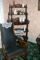Rocking chair in living room of Green Gables. Cavendish, PE.