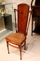Side chair by Louis Majorelle of France at Montreal Museum of Fine Arts. Montreal, QC.