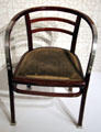 Armchair by Otto Wagner of Vienna made by Thonet Brothers at Montreal Museum of Fine Arts. Montreal, QC.