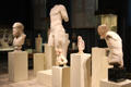 Gallery of Roman era sculptures at Montreal Museum of Fine Arts. Montreal, QC.