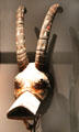 Nuna culture Koan antelope mask wood carving from Burkina Faso at Montreal Museum of Fine Arts. Montreal, QC.