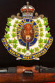 Royal North West Mounted Police emblem at RCMP Heritage Center. Regina, SK.