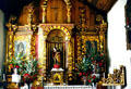 Altar of the church in Orosi. Costa Rica.
