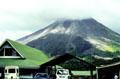 Arenal Volcano Observatory Lodge where tourists can lodge to watch glowing lava at night. Costa Rica.