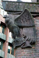 Eagle sculpture on Chilehaus. Hamburg, Germany.