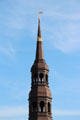 Spire of St Catherine's Church tower. Hamburg, Germany.