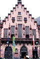 Haus zum Römer , one of buildings forming Rathaus in old town. Frankfurt am Main, Germany.