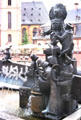 Struwwelpeter fountain sculpture by Franziska Lenz-Gerharz with characters from fairy tales written by Frankfurt author, Heinrich Hoffman, near Hauptwache S-Bahn station. Frankfurt am Main, Germany.