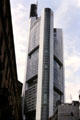 Commerzbank Tower , 56 story skyscraper. Frankfurt am Main, Germany.