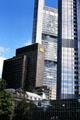 Cluster of modern high rise buildings near new Opera House. Frankfurt am Main, Germany.