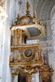 Pulpit of St Michael Kirche. Munich, Germany.