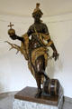 Tellus Bavarica symbol of Bavaria & goddess of hunting statue by Hubert Gerhartschen at German Hunting & Fishing Museum. Munich, Germany.