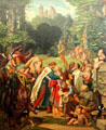 Return of the Count of Gleichen painting by Moritz von Schwind at Schackgalerie. Munich, Germany.