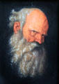Head of old man painting by Hans Baldung Grien at Berlin Gemaldegalerie. Berlin, Germany