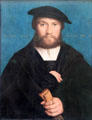 Hermann Hillebrandt Wedigh painting by Hans Holbein the Younger at Berlin Gemaldegalerie. Berlin, Germany.