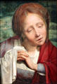 Lamenting Mary Magdalene painting by Quinten Massys at Berlin Gemaldegalerie. Berlin, Germany.