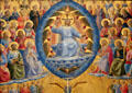 Detail of Last Judgment painting by Fra Angelico at Berlin Gemaldegalerie. Berlin, Germany