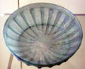 Roman-style ribbed glass bowl at Pergamon Museum. Berlin, Germany.