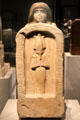 Egyptian stone statue of Setau holding stela at Neues Museum. Berlin, Germany.