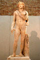 Colossal marble statue of Helios from Roman Egypt at Neues Museum. Berlin, Germany.