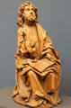 Evangelist Matthew wood carving by Tilman Riemenchneider of Würtzburg at Bode Museum. Berlin, Germany.