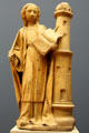 St Barbara stone carving by Claus de Werve of Dijon at Bode Museum. Berlin, Germany.