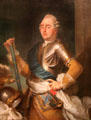 Portrait of King Louis XVI wearing sash of French Revolution at German Historical Museum. Berlin, Germany.