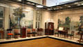 Collection of 19thC German furniture, chairs & art at German Historical Museum. Berlin, Germany.