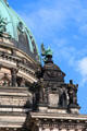 St Peter & apostle beside dome at Berlin Cathedral. Berlin, Germany.