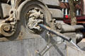 Detail of water spout carving on Jan von Werth fountain. Köln, Germany.