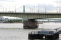 Bridges crossing Rhine River. Köln, Germany.