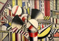The Pink Tug painting by Fernand Léger at Ludwig Museum. Köln, Germany.