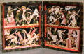Diptych with Martyrdom of the Ten Thousand paintings from Köln at Wallraf-Richartz Museum. Köln, Germany.