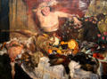 Large Still Life with Artist's Wife, Birthday Picture painting by Lovis Corinth at Wallraf-Richartz Museum. Köln, Germany.