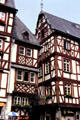Half-timbered buildings in market square. Bernkastel-Kues, Germany.