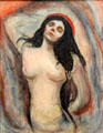 Madonna painting by Edvard Munch at Hamburg Fine Arts Museum. Hamburg, Germany.