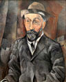 Portrait of Art Dealer Clovis Sagot by Pablo Picasso at Hamburg Fine Arts Museum. Hamburg, Germany.