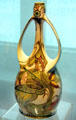 Rozenburg handled vase by J.W. van Rossum at Hamburg Decorative Arts Museum. Hamburg, Germany.