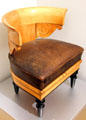 Chair from Schröder House, Hagen by Peter Behrens at Hamburg Decorative Arts Museum. Hamburg, Germany.