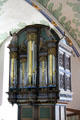 Organ at Gottorf Palace Chapel. Schleswig, Germany.