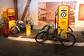 Antique petrol station pumps at Schleswig Holstein State Museum. Schleswig, Germany.