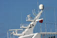 Jubilee cruise ship radar mast. Dominica.