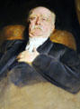 Otto Prince Bismarck in Frock Coat portrait by Franz von Lenbach at Lenbachhaus. Munich, Germany.